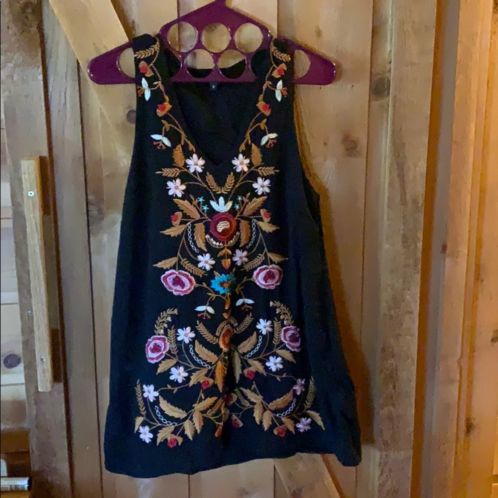 Boho mini dress